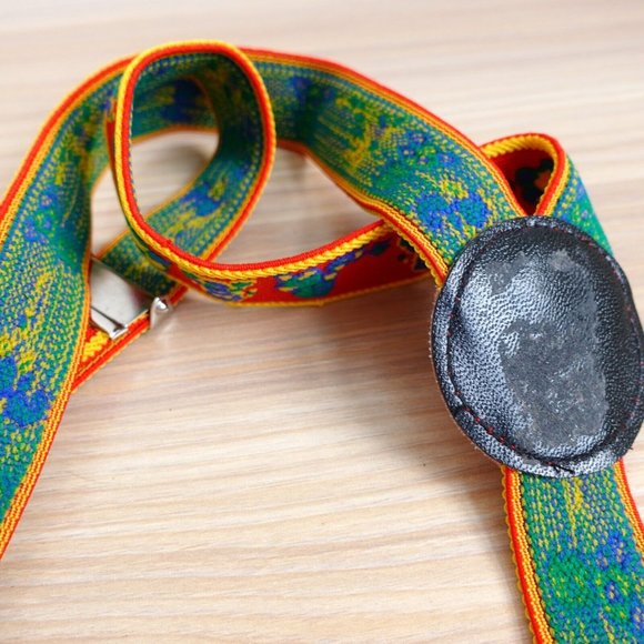 Suspender‎ Kids Boy Red Clip On Adjustable Strap Stretch Fun Party Colorful - Picture 8 of 12